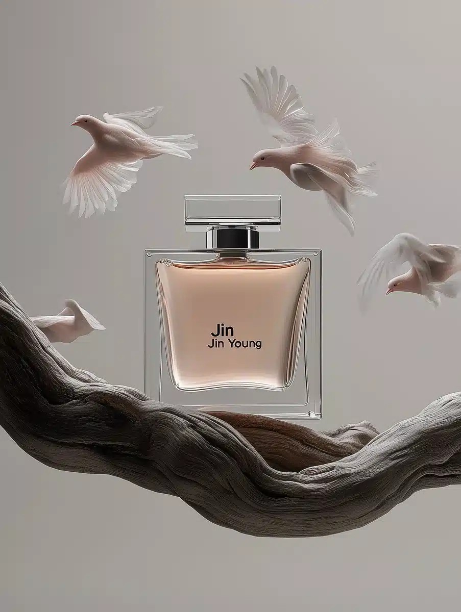 Minimalist Perfume Display