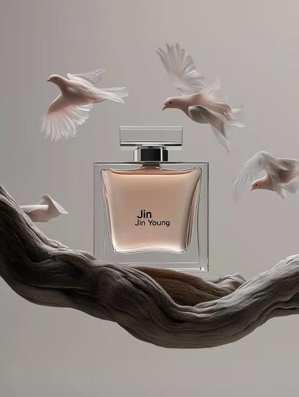 Minimalist Perfume Display