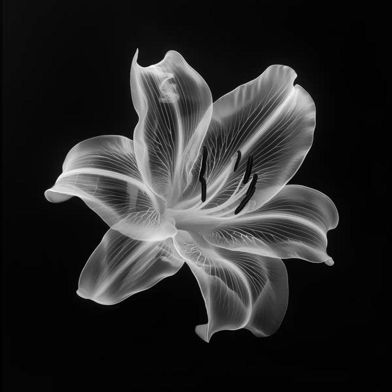 X-Ray Lily in Contrast
