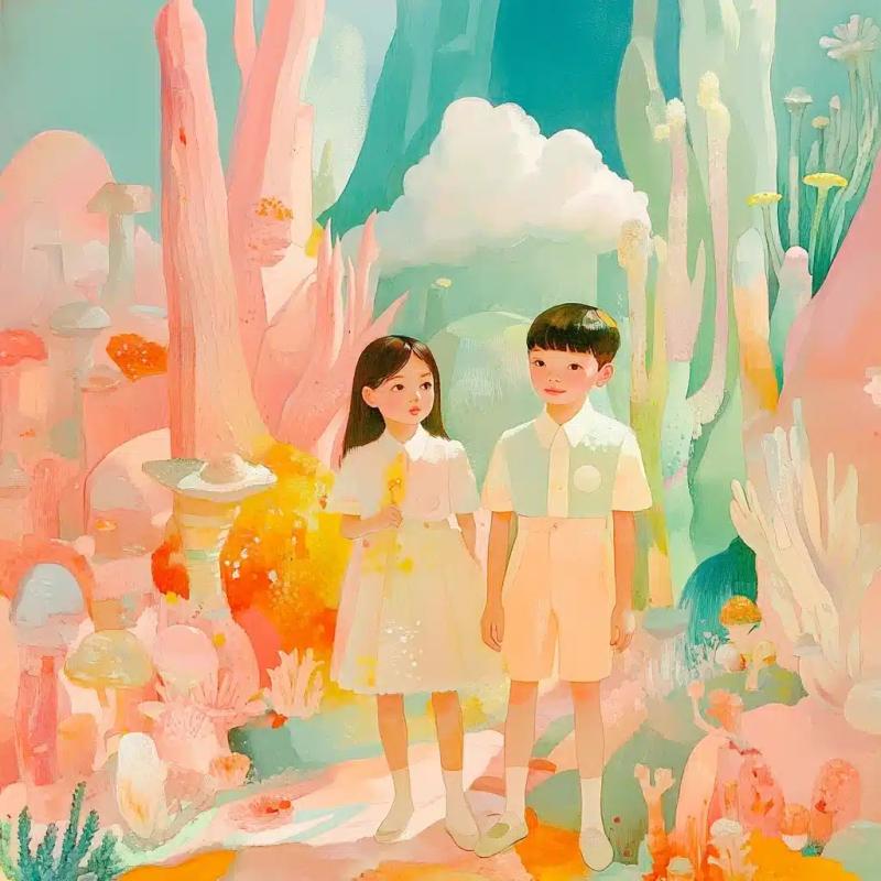 Futuristic Students in Surrealism