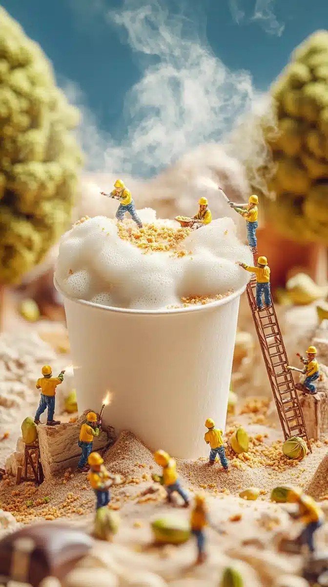 Macro Cup in Pistachio Land