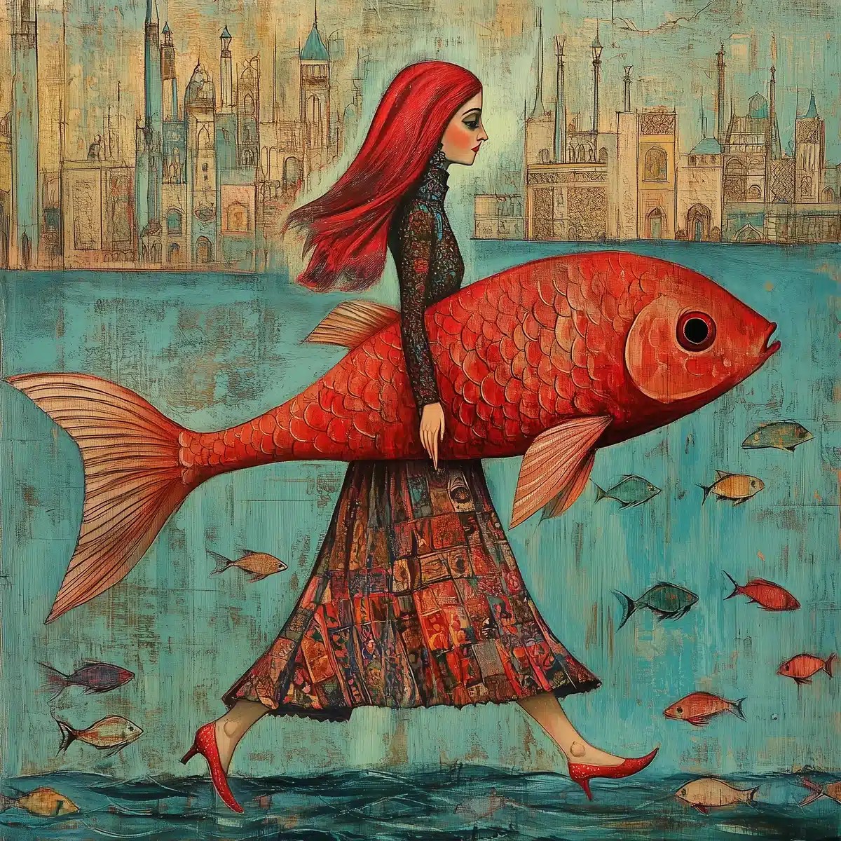 Walking Fish in Tehran