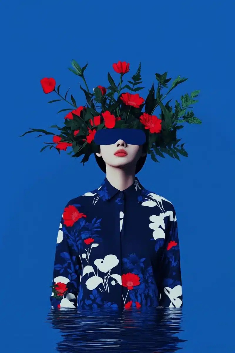 Hyper-Realistic Plant Woman