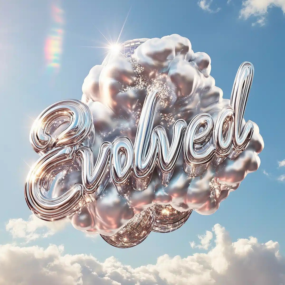 Embossed Silver Logo Design