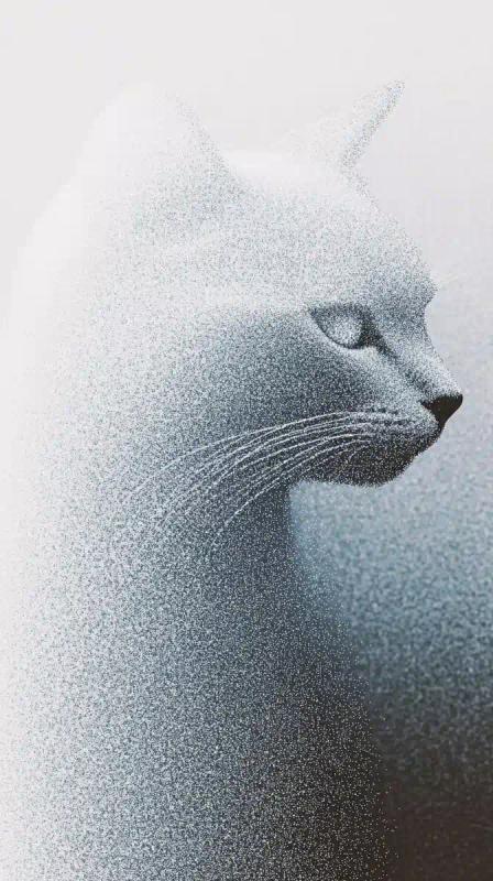 Realistic Black Cat Illumination