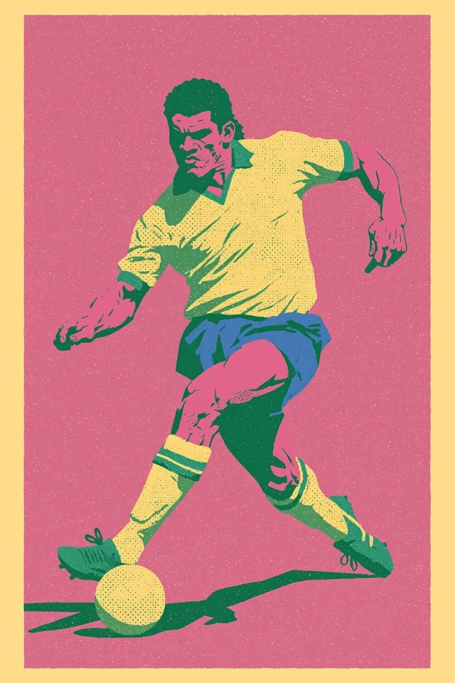 Brazilian Football Superstar
