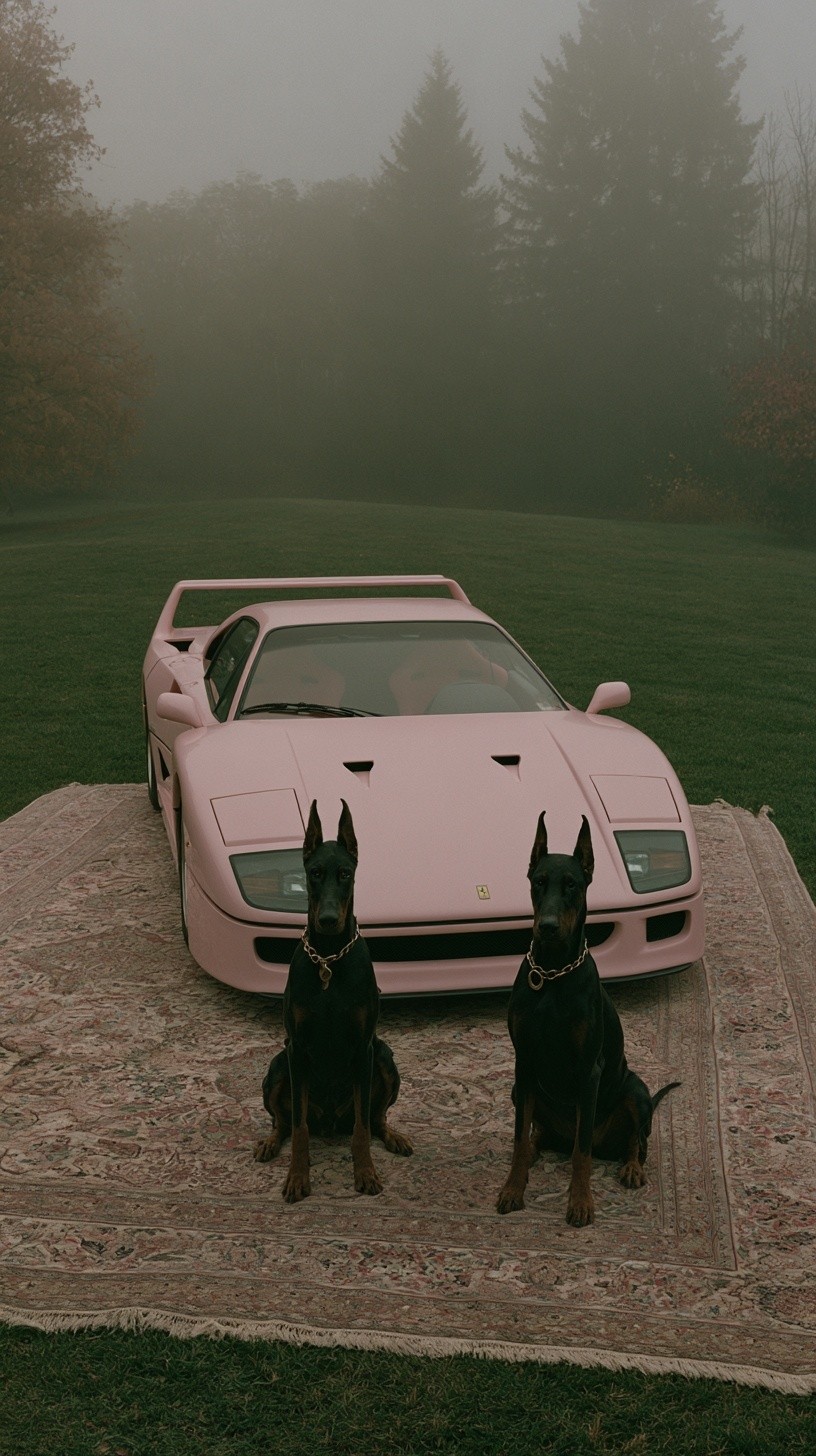 Pink Ferrari