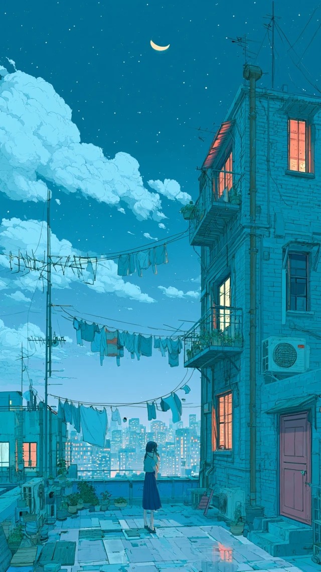 Laundry at Night