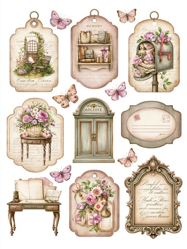 Vintage Journal Ephemera