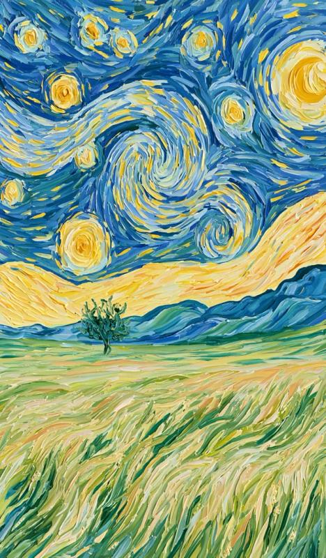 Post-Impressionist Landscape