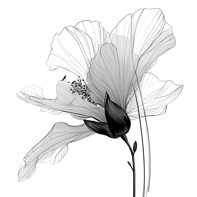 Line Art Drawing