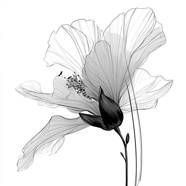 Line Art Drawing