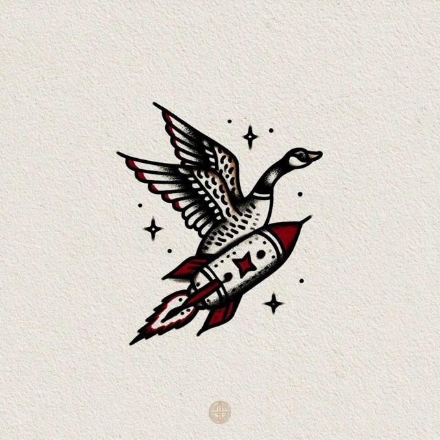 Goose on a Rocket