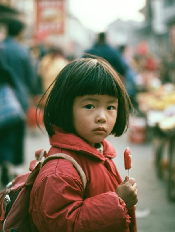 Nostalgic Market Girl
