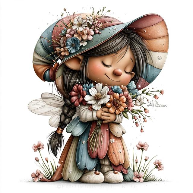 Adorable Flower Fairy