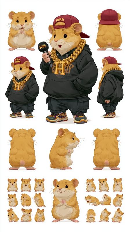 Hip-Hop Hamster Character Sheet
