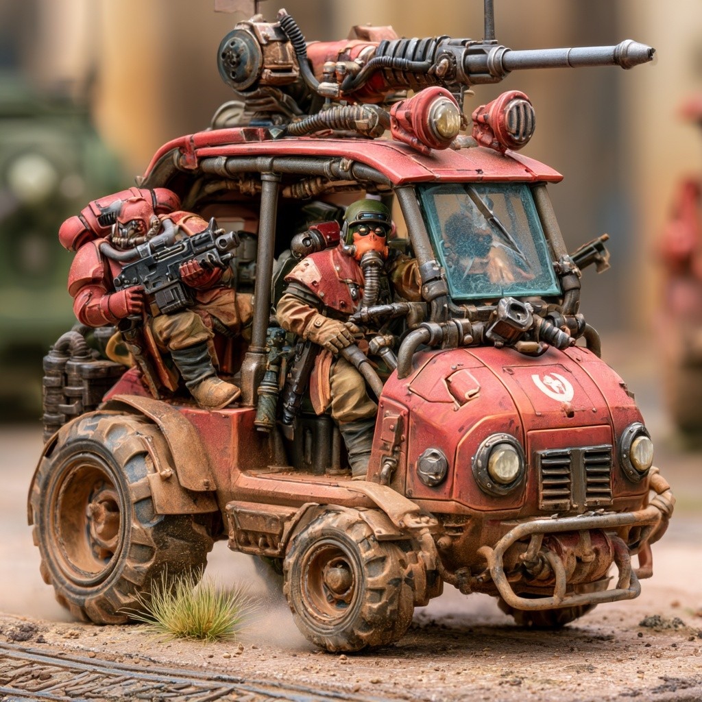 Space Marine and Tech Priest