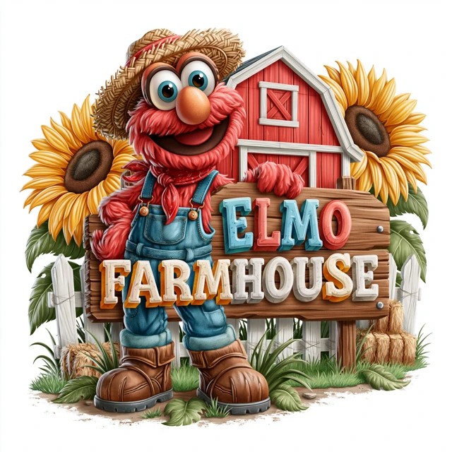 Elmo on the Farm