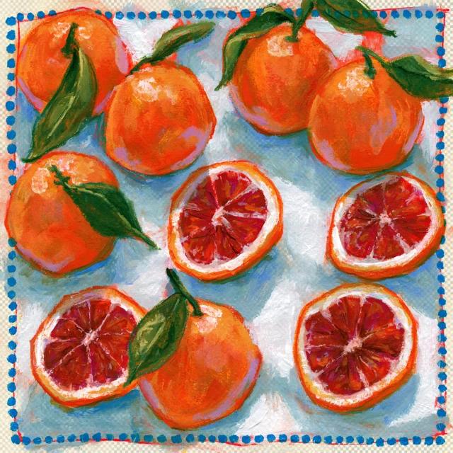 Vibrant Orange Illustration