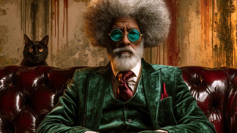 Elegant Elderly Portrait