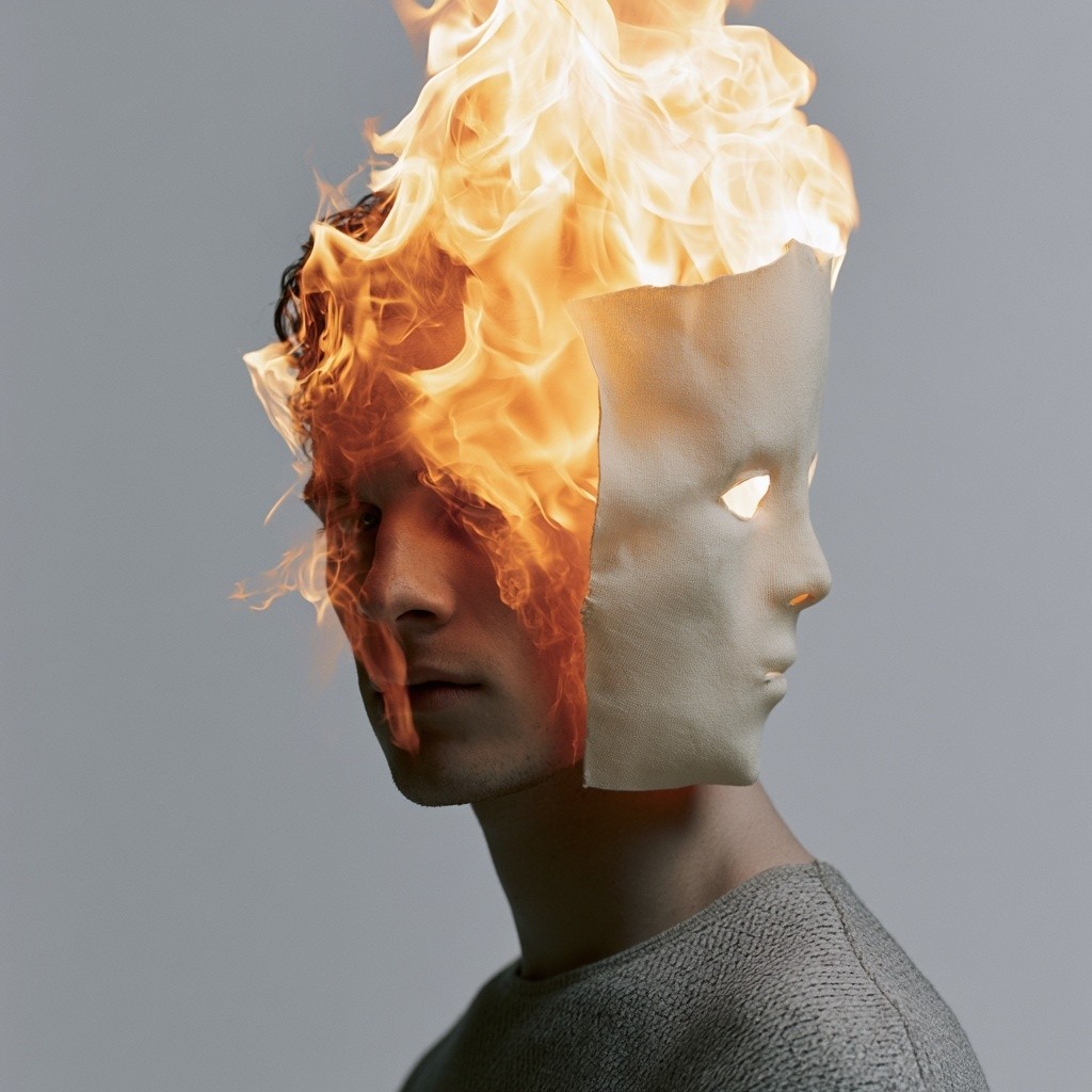 Mask and Flames