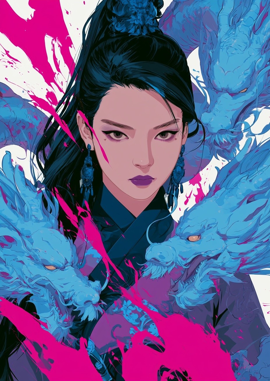 Black-Haired Heroine