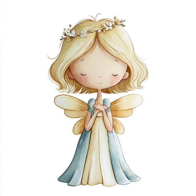 Watercolor Fairy Clipart