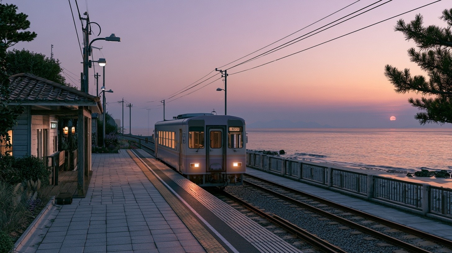 Rural Japanese Train Station