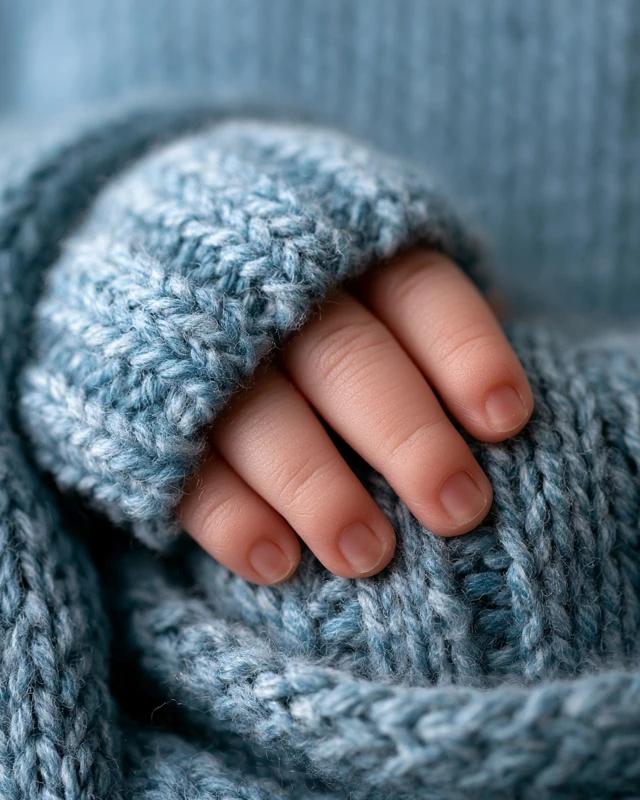 Newborn Hand Close-Up