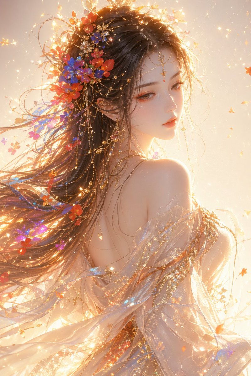 空灵东方奇幻肖像