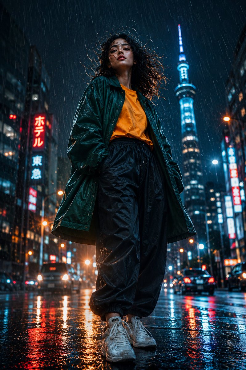 Social Media Post - Urban Cinematic Fashion Portrait