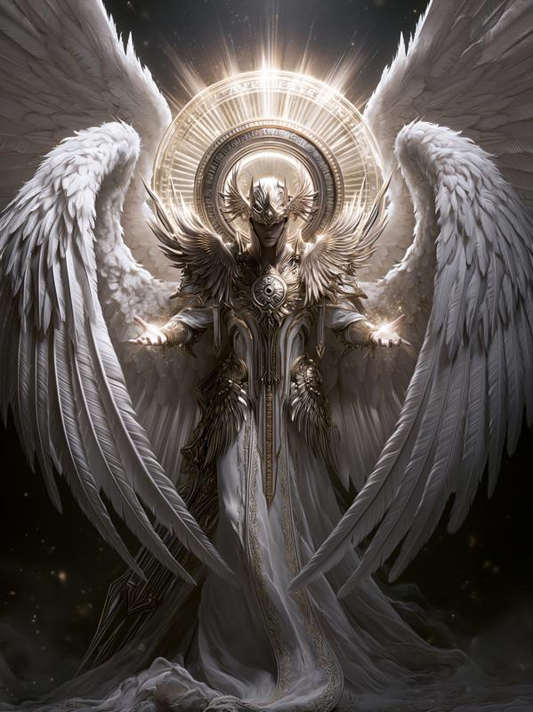 a stunning illustration of illustration of an primordial light...