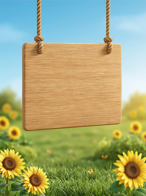 A bright and cheerful spring festival poster background vertical...