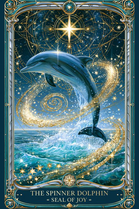 luxury oracle deck illustration sacred ocean mysticism celestial symbolism...