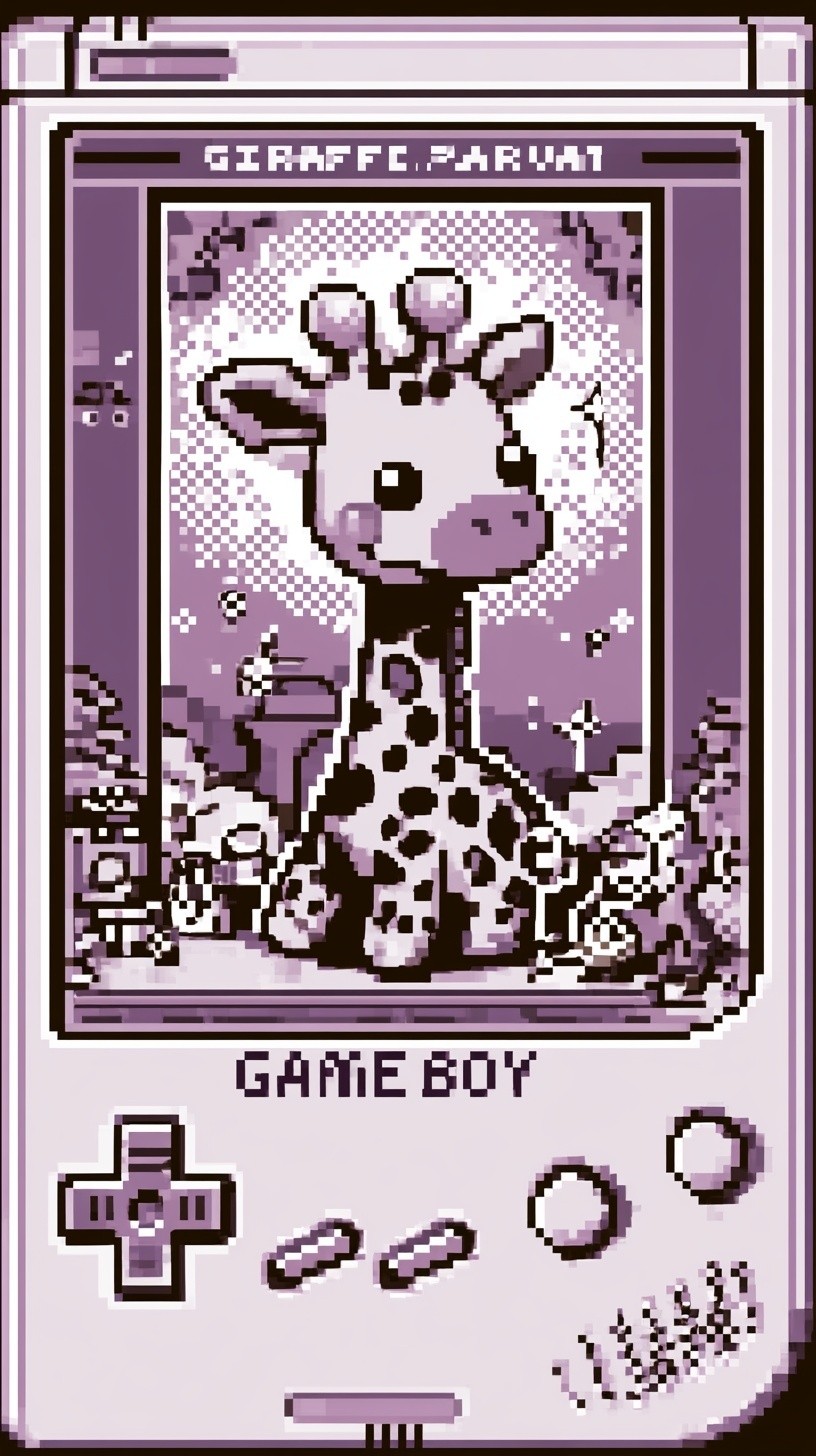 Livestream waiting screen vertical 9 16 featuring Giraffe Paruay...