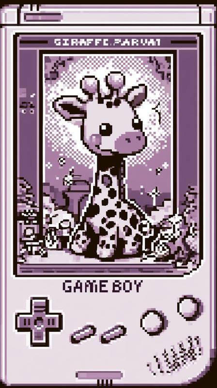 Livestream waiting screen vertical 9 16 featuring Giraffe Paruay...