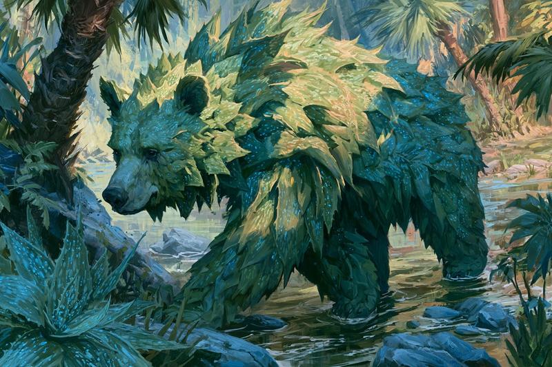 a fantasy art painting drawing depicting a Fey Wild...