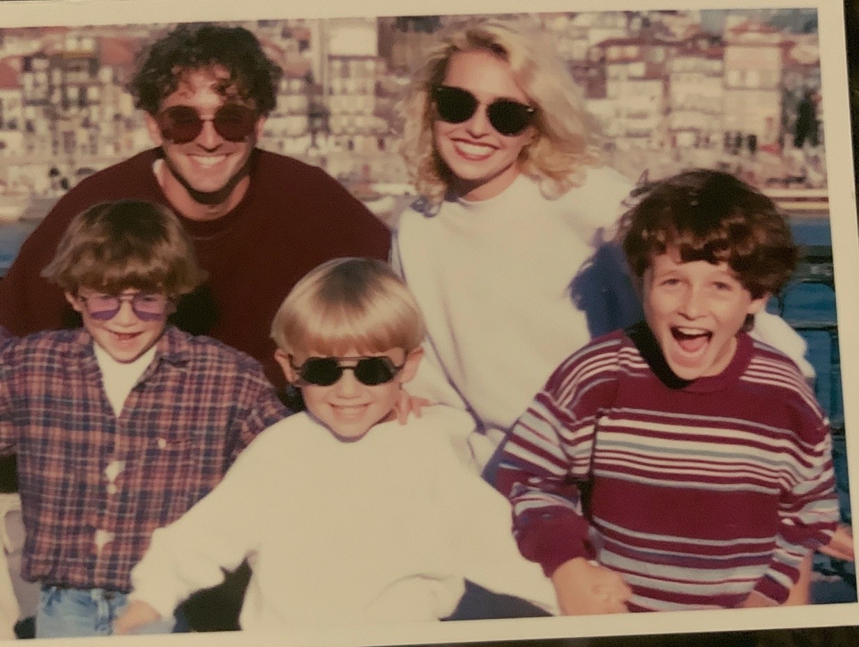 make family photos with portugese features and style of...
