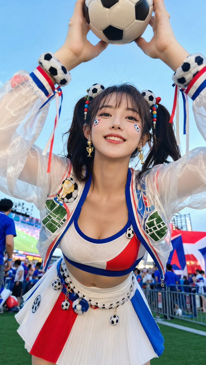 Social Media Post - World Cup Cheerleader Portrait