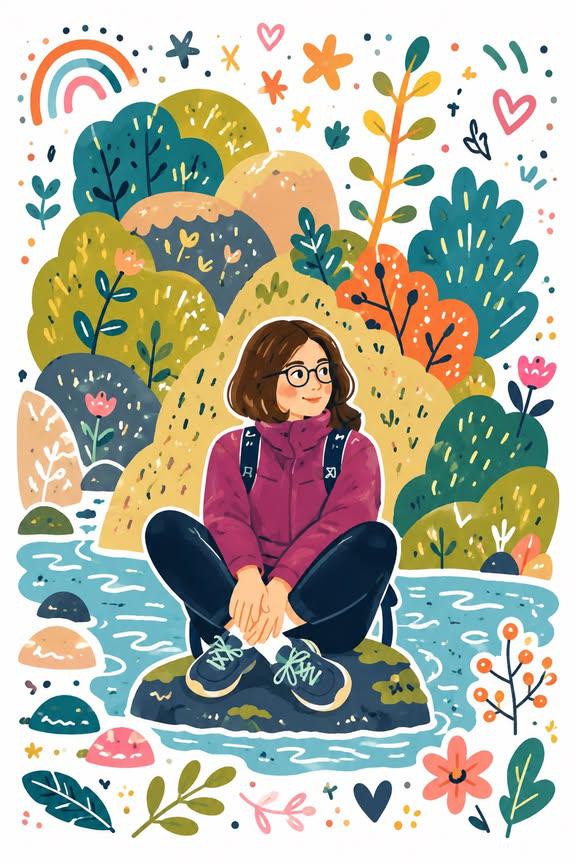 Comic / Storyboard - Decorative Folk Flat Illustration Transformation