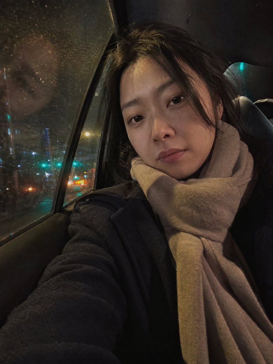 Rainy Convenience Store Selfie