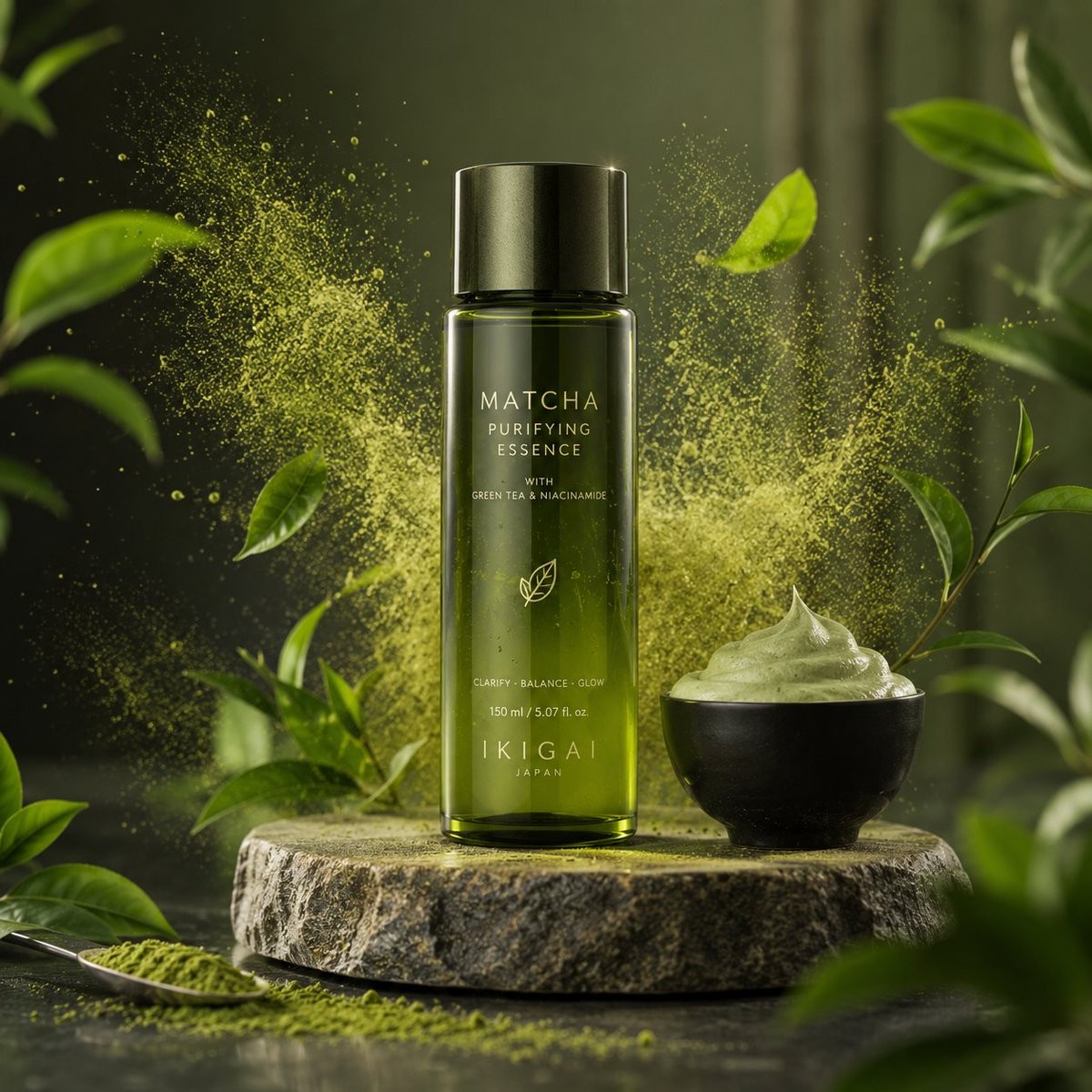 Product Marketing - Matcha Skincare Product Ad