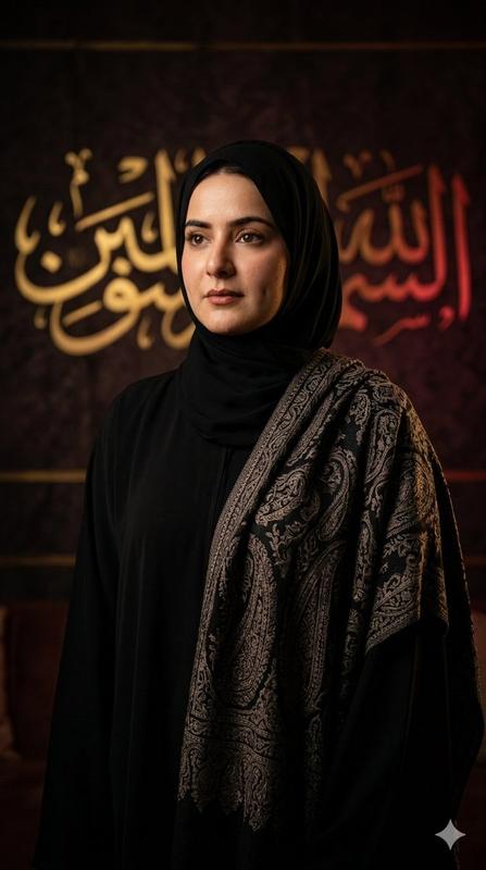 Chiaroscuro Muslim Woman Portrait