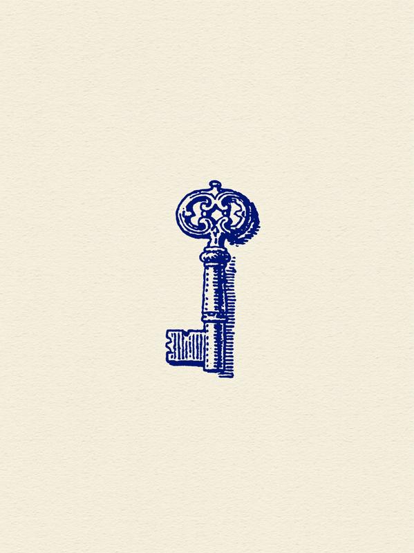 A special Key ornate and detailed Plain creme light...