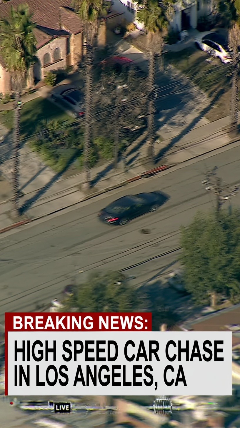 Ultra realistic live TV news helicopter footage of a...