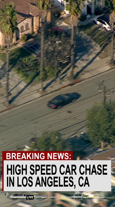 Ultra realistic live TV news helicopter footage of a...