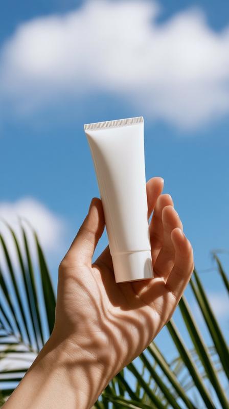 Advertising photograph of a cosmetic product a woman s...