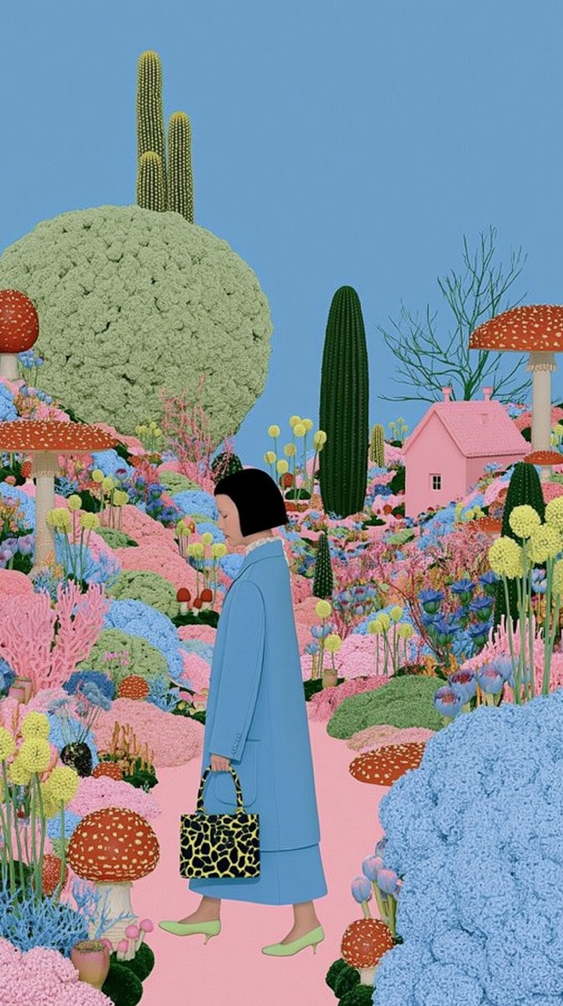 dancing in a pastel dream strange garden soft apocalypse...
