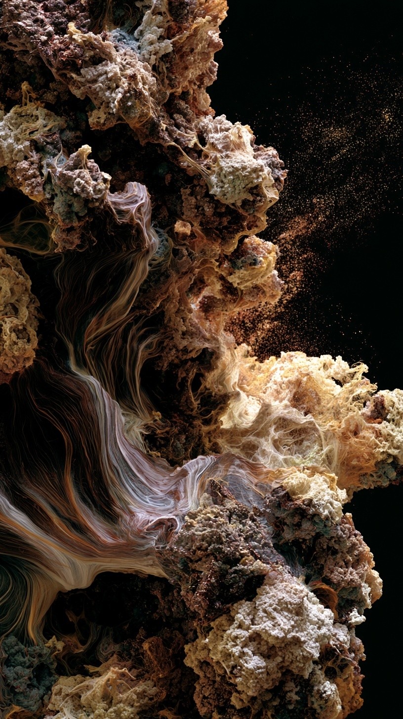 Organic matter in a state of constant implosion zizeglavorp...