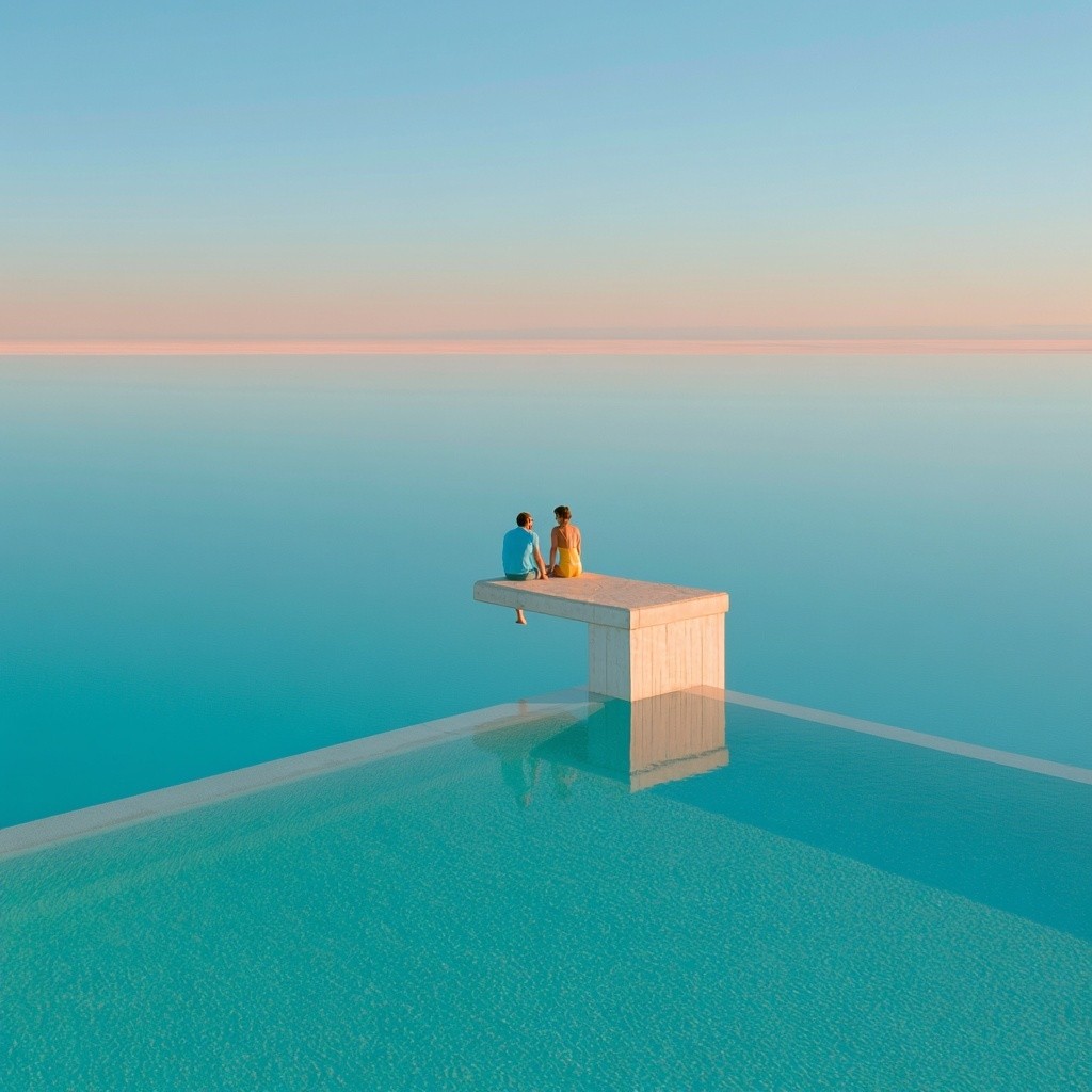 une photography prise par un drone au dessus d'une...